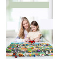 Portable Children City Map Highway Taffic play Mat Toys Cars Play Mat Baby Educational Toys For Kids Games Scene map